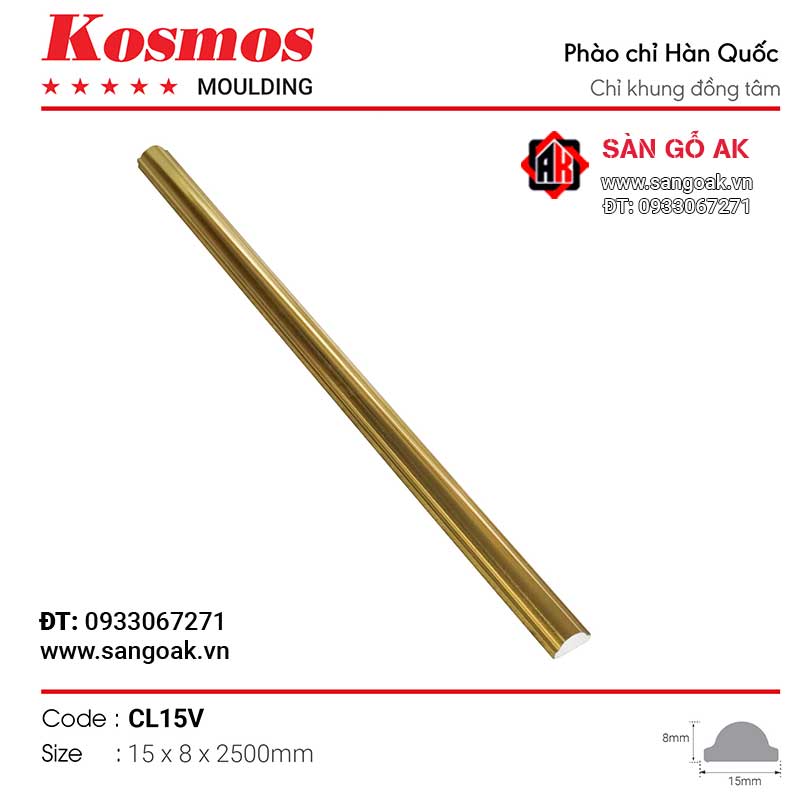 Phào chỉ khung đồng tâm Kosmos CL15V